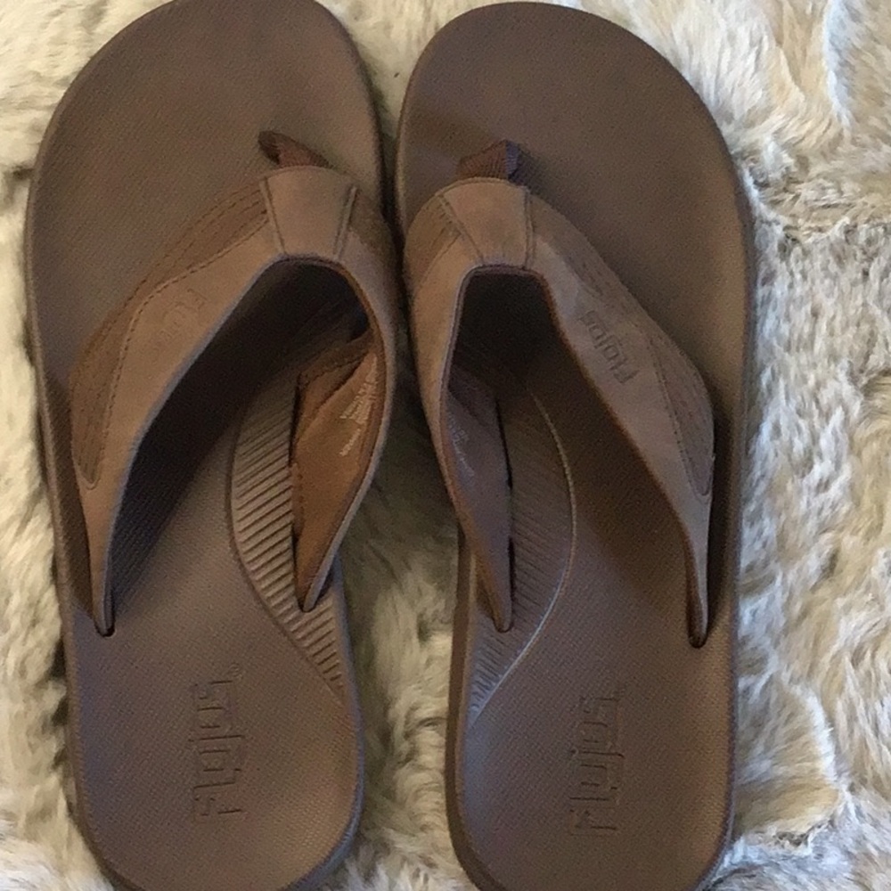 Brown Flip Flops